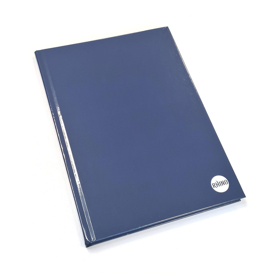 BildeAnteckningsbok inbunden A5 linjerad blå