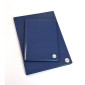 Anteckningsbok inbunden A5 linjerad blå