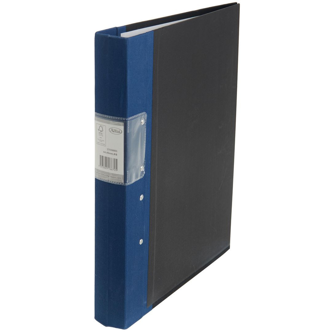 BildeGaffelpärm ACTUAL 40mm FSC blå