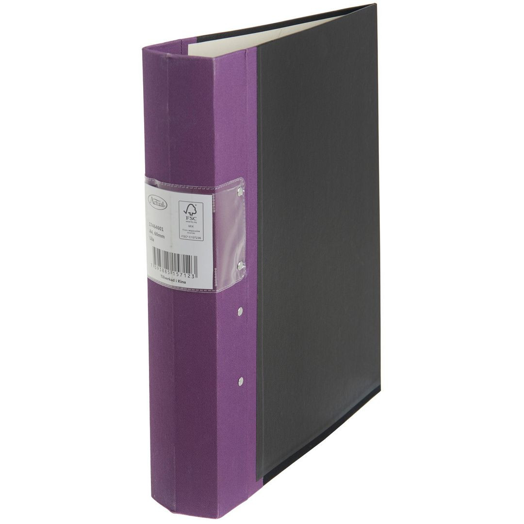 BildeGaffelpärm ACTUAL 60mm FSC lila