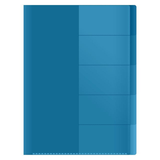 BildeSorteringsmapp 5-flikar A4 blå