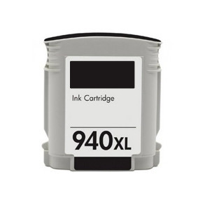 BildeBlekkpatron, erstatter HP Sort 940XL (72 ml)