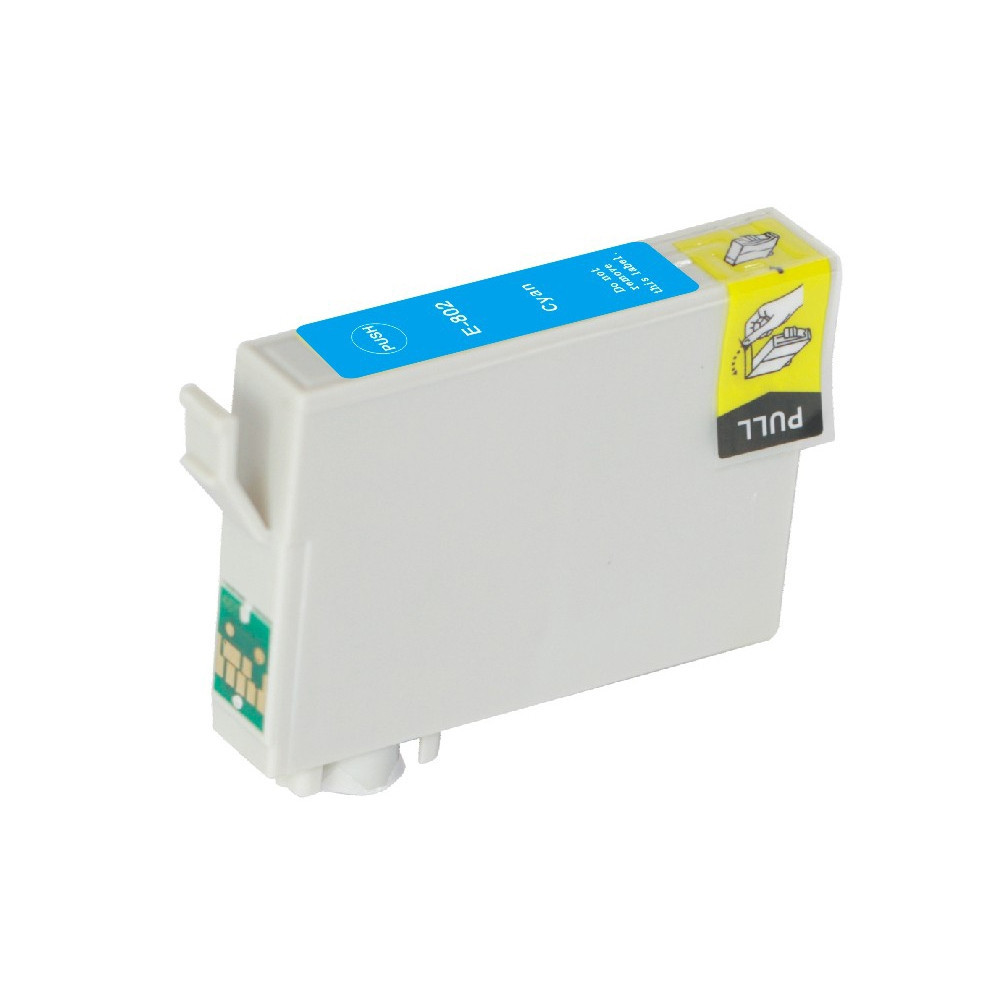 BildeEpson T0802 C (cyan) blekkpatron 13 ml - kompatibel
