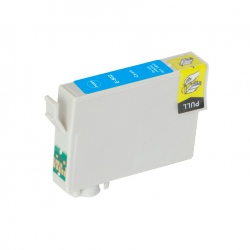 BildeEpson T0802 C (cyan) blekkpatron 13 ml - kompatibel