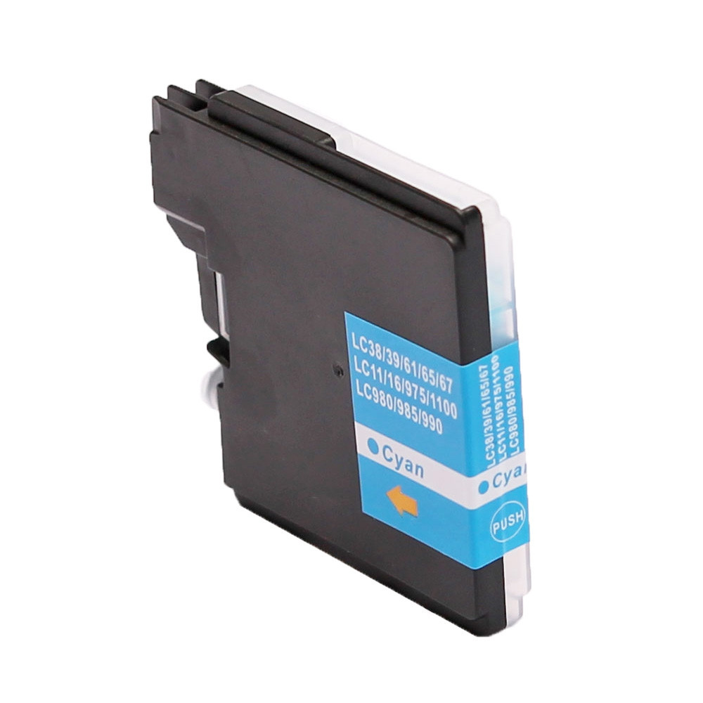 BildeBlekkpatron , erstatter Brother LC980CBPDR Cyan (16ml) 