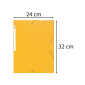 Gummibandsmapp EXACOMPTA 3kl A4 425g gul