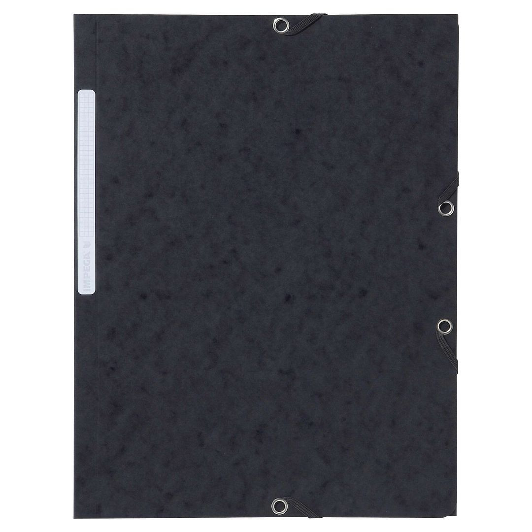 BildeGummibandsmapp LYRECO kart A4 sv 10/fp