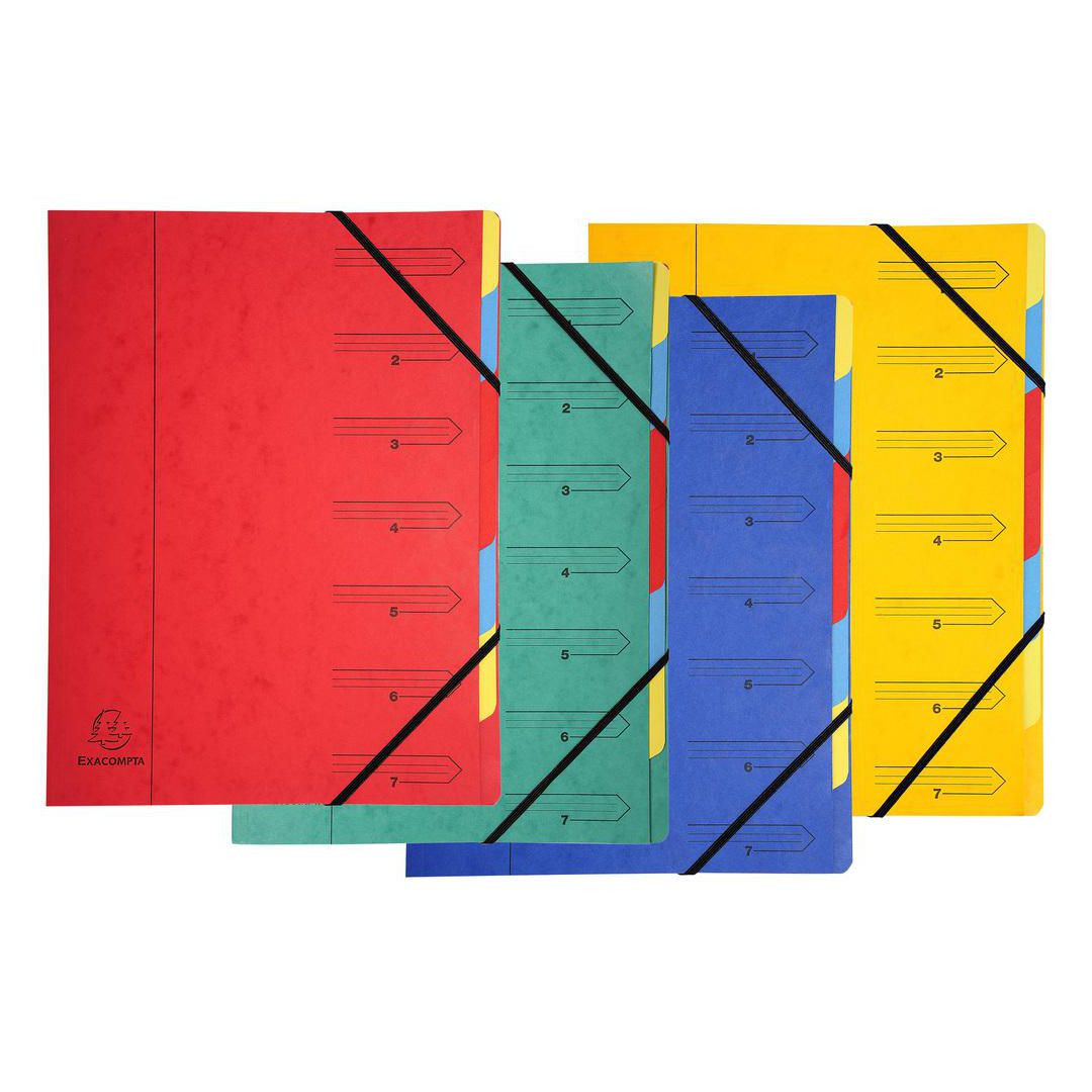 BildeSorteringsmapp EXACOMPTA A4 7-flik