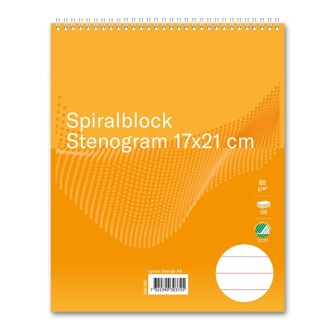 BildeSpiralblock FORMAT stenogram 170x210mm