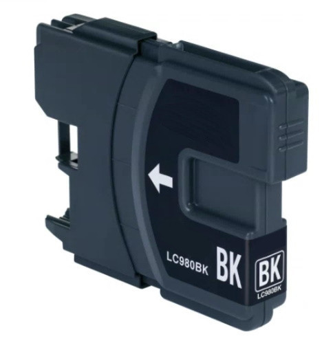 BildeBlekkpatron, erstatter Brother LC980BK Sort (16 ml)