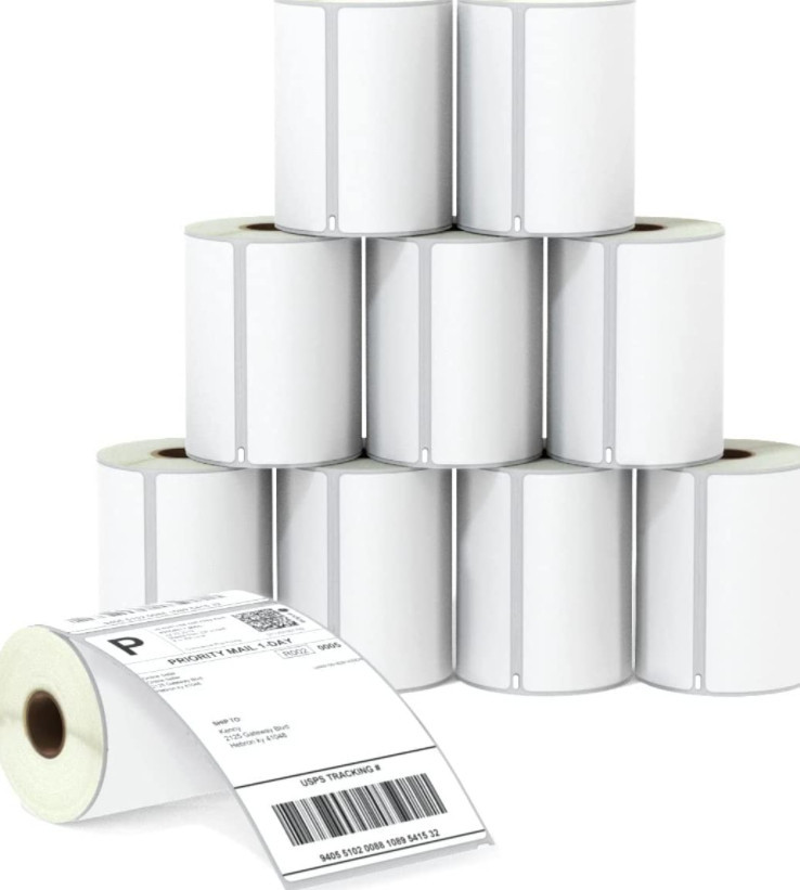 Bilde5 x DYMO S0904980 Fraktetiketter Vita 104 x 159 mm 220 etiketter - 5 pack
