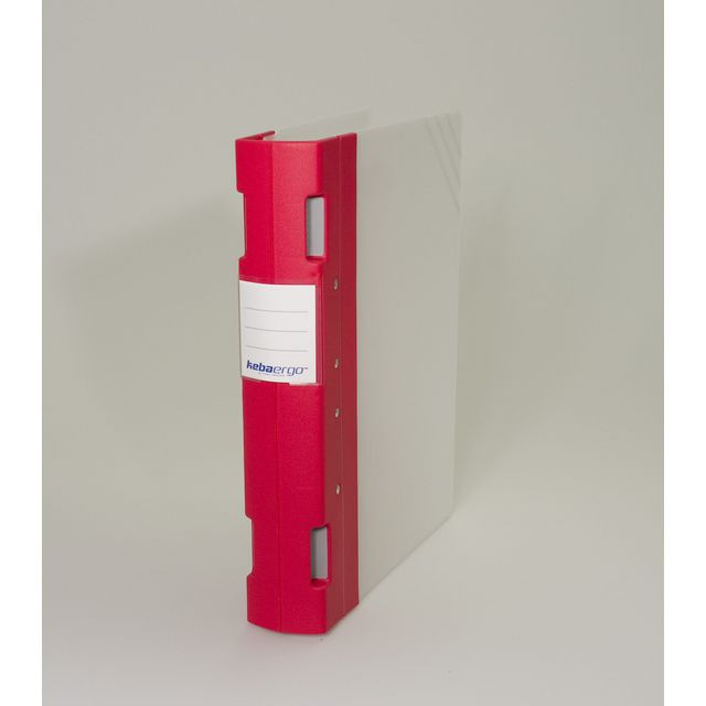 BildeGaffelpärm KEBAErgo A4 55mm röd/neutral