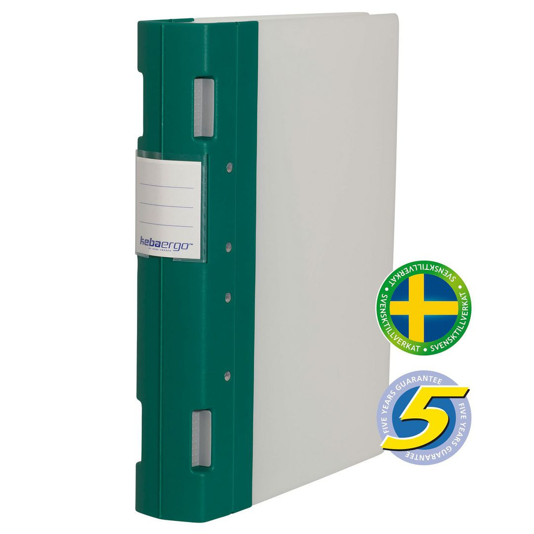 BildeGaffelpärm KEBAErgo A4 55mm grön/neutral