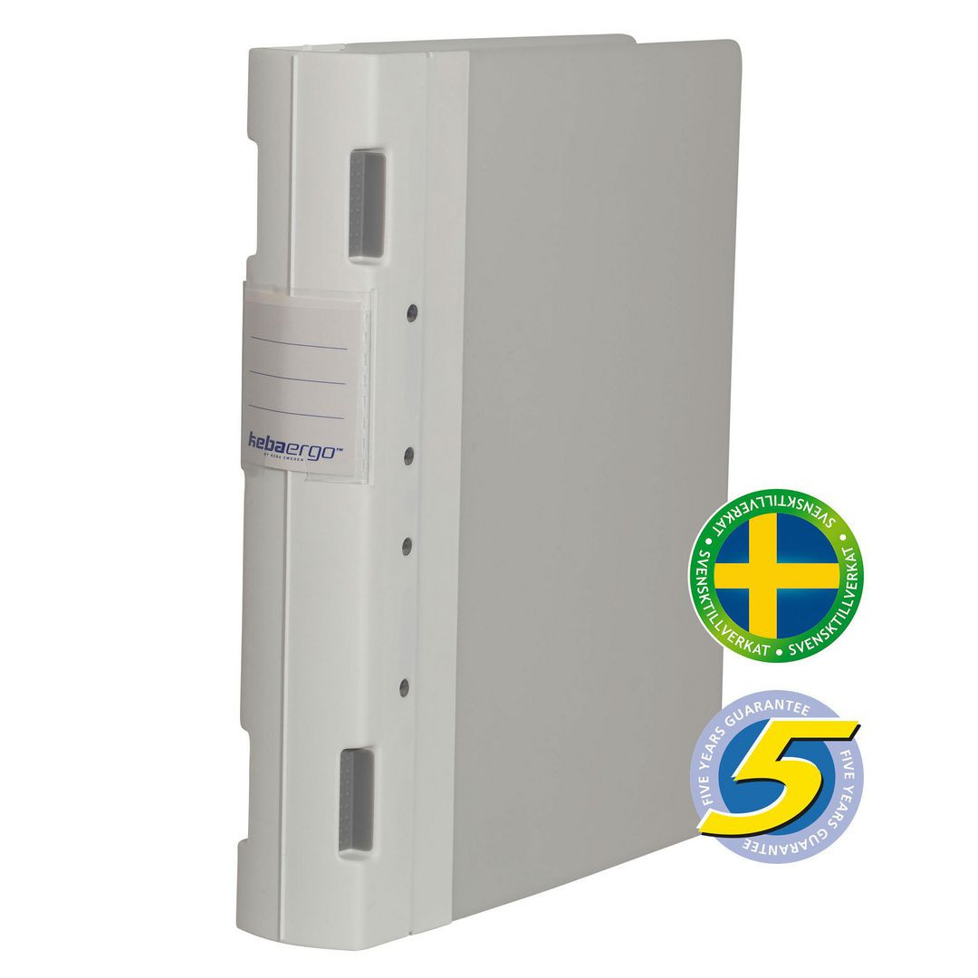 BildeGaffelpärm KEBAErgo A4 55mm vit/neutral