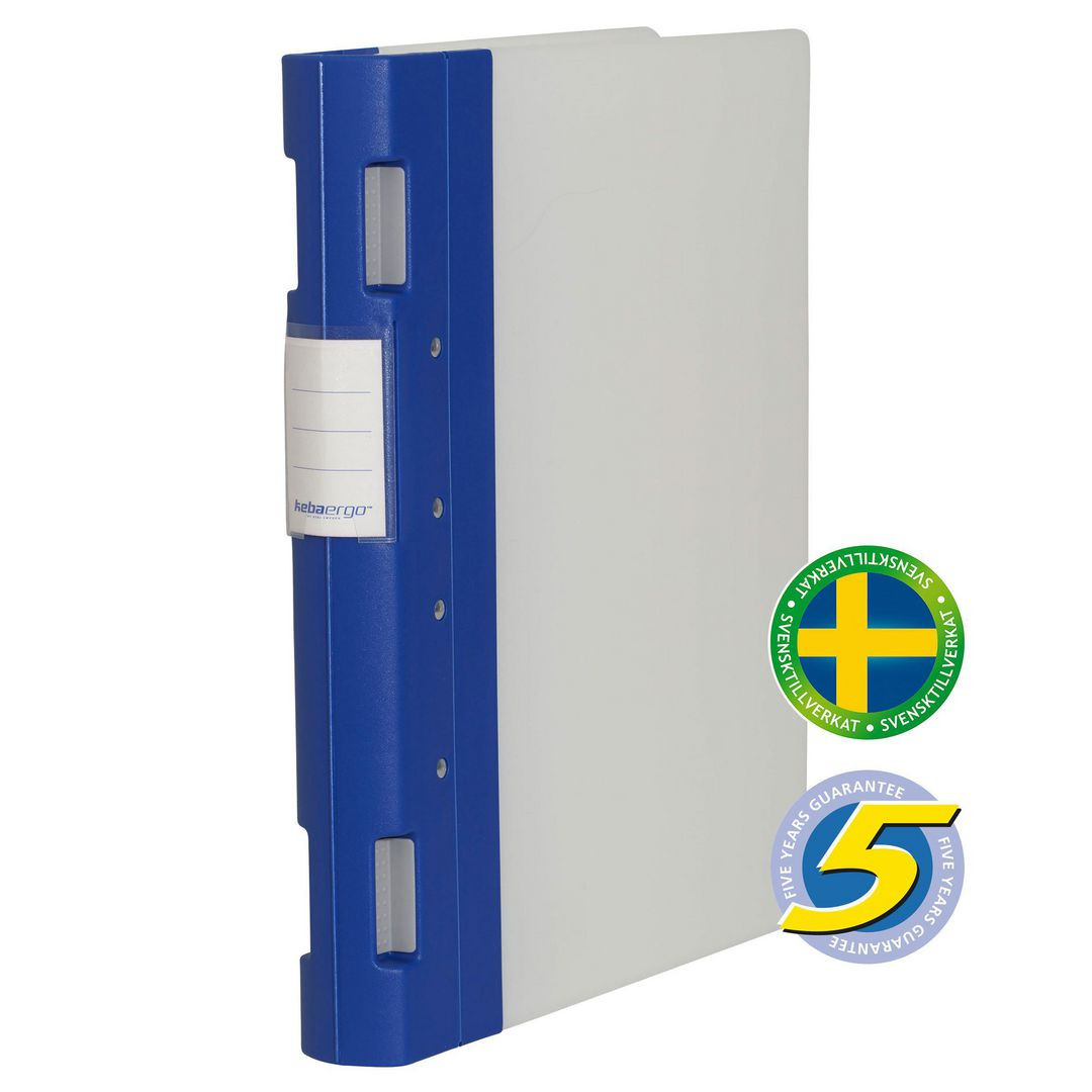 BildeGaffelpärm KEBAErgo A4 40mm blå/neutral