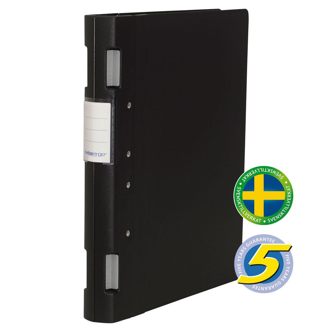 BildeGaffelpärm KEBAErgo A4 40mm svart/svart