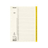 Pappregister Servo A4 1-31 gul flik