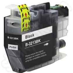 BildeBlekkpatron, erstatter Brother LC3213BK Sort Høykapasit...