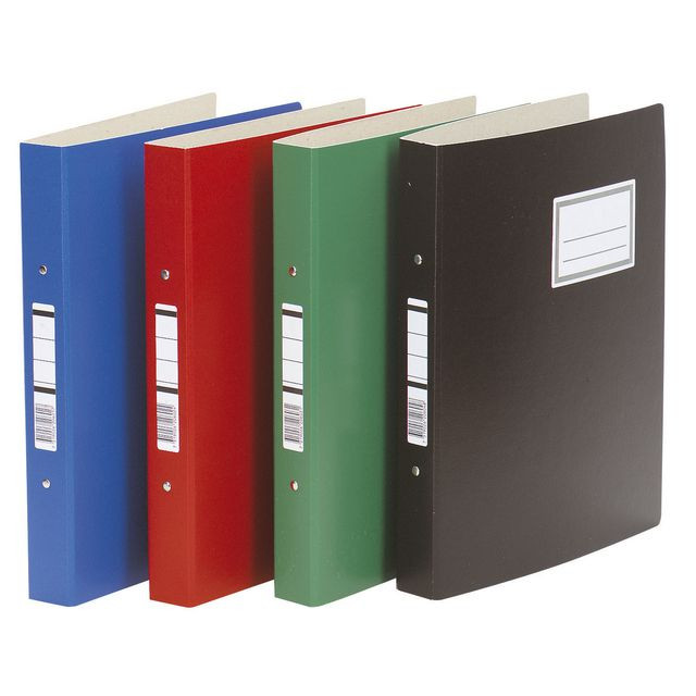 BildeRingpärm A4 29mm konstläderpapp blå