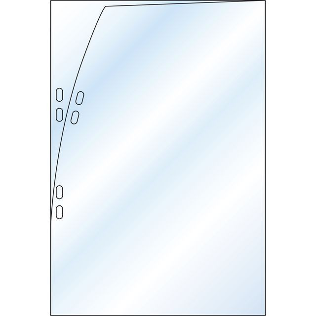 BildePlastficka i rent A4-format 0,08mm