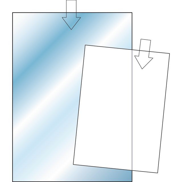 BildePlastfodral präglad 0,12mm A4