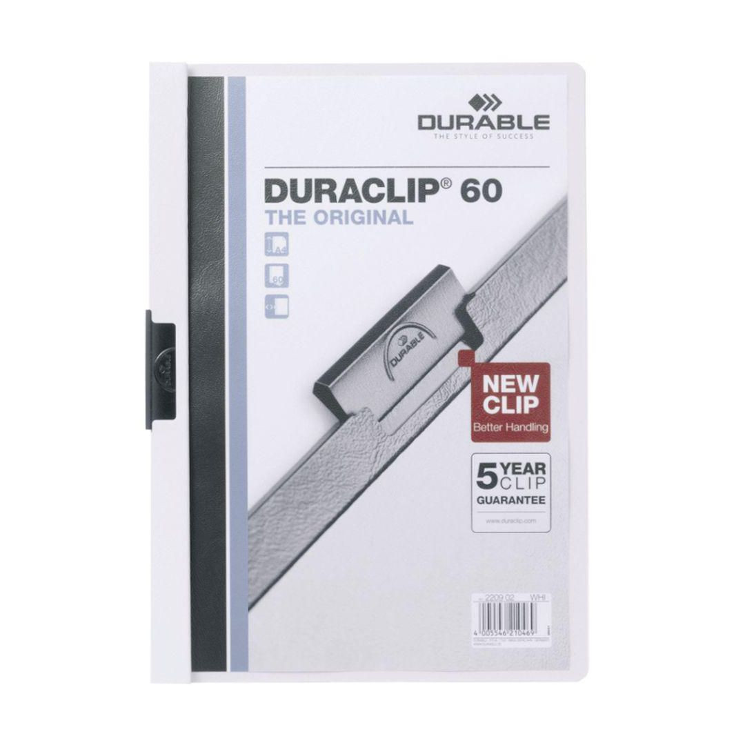 BildeKlämmapp Duraclip 2200 A4 3mm vit