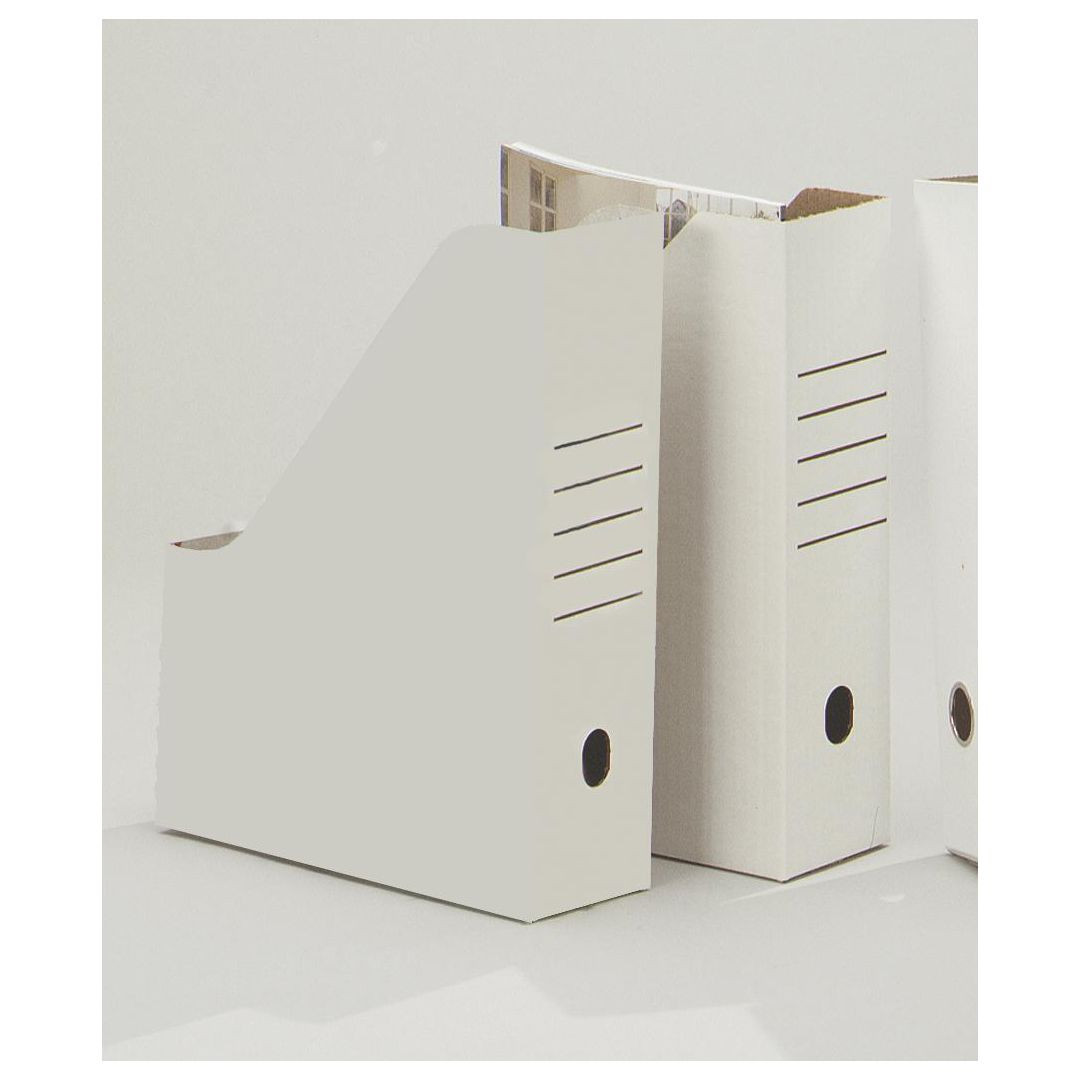 BildeTidskriftssamlare A4 kartong vit