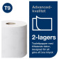 Toalettpapper TORK Adv T9 2-lag 12/fp