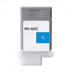 BildeCanon 107 C (cyan) blekkpatron 130 ml - kompatibel