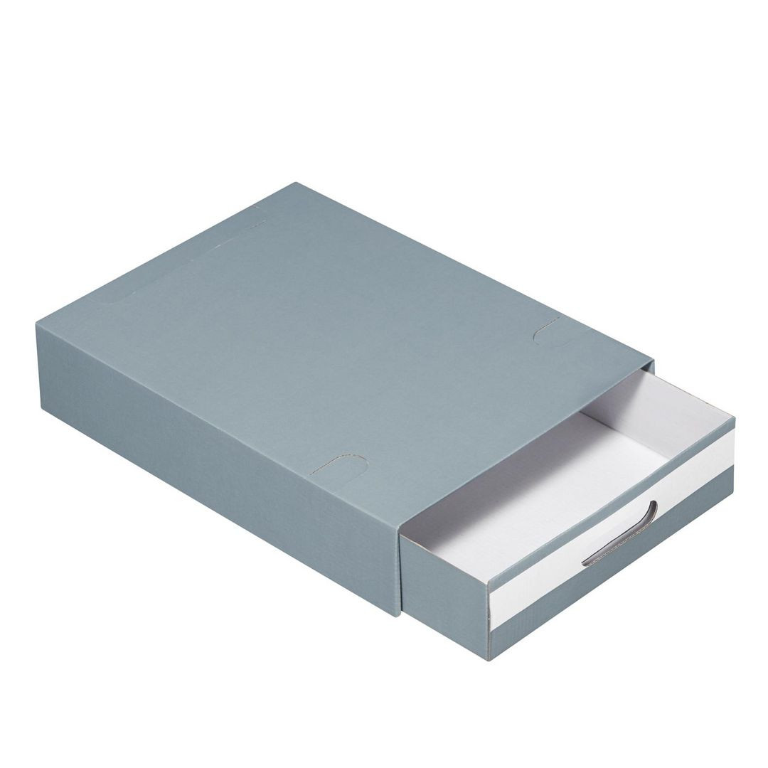 BildeFörvaringslåda ESSELTE standard grå/grå