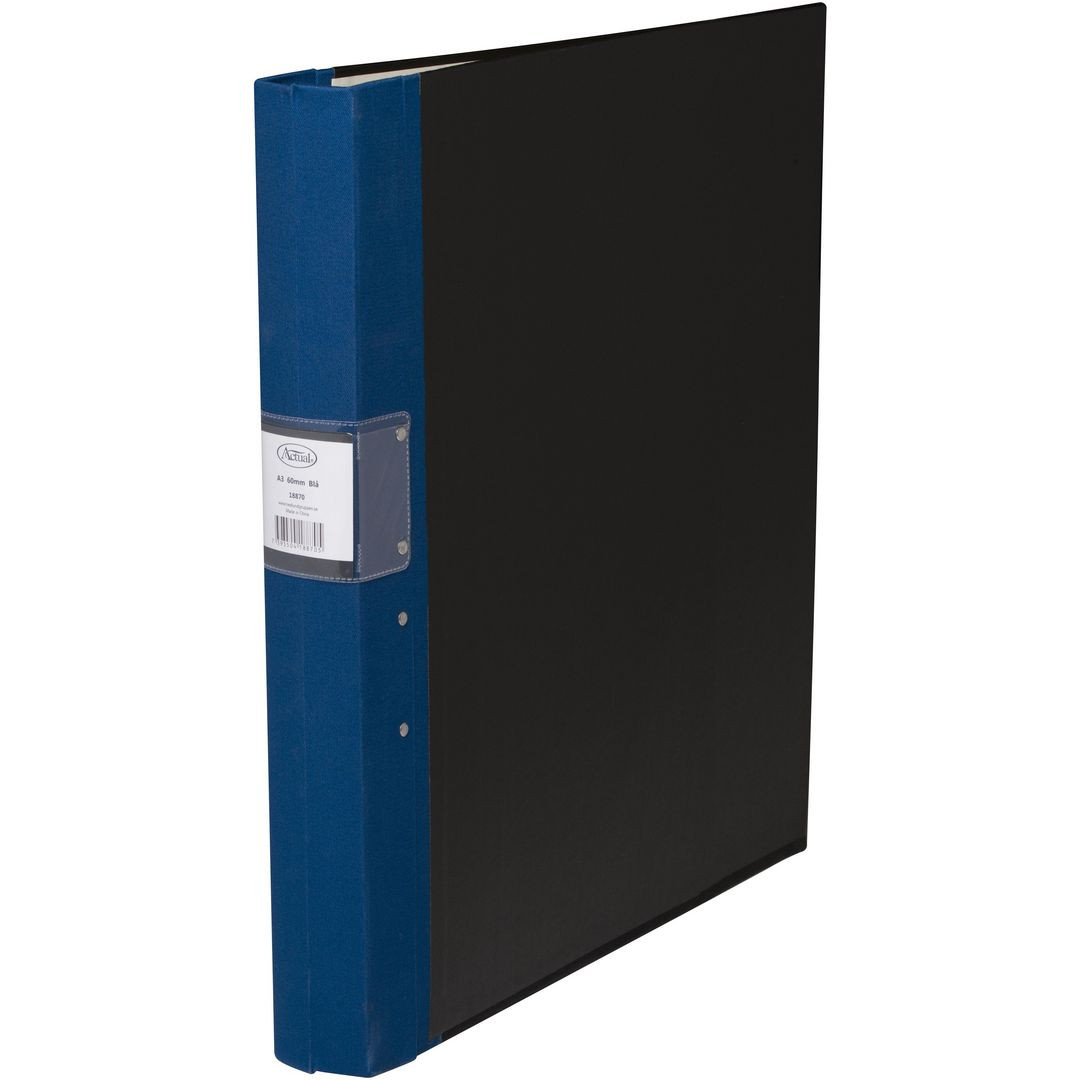 BildeKontorspärm neutral A3 60mm blå