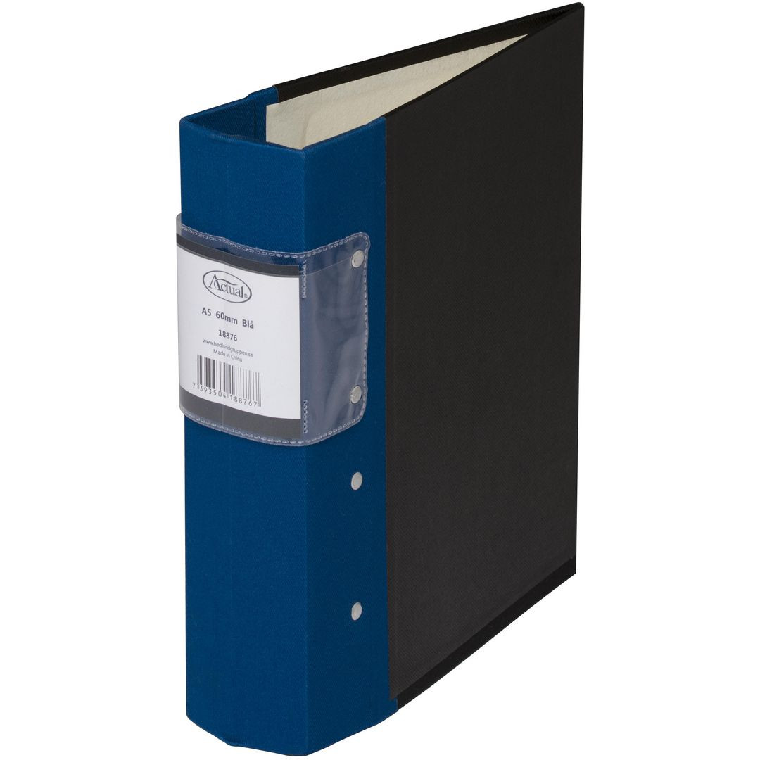 BildeKontorspärm ACTUAL A5 60mm blå