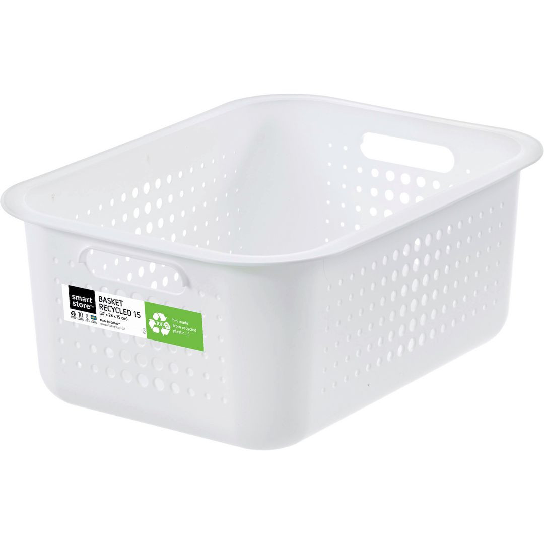 BildeFörvaringskorg SmartStore vit 8L