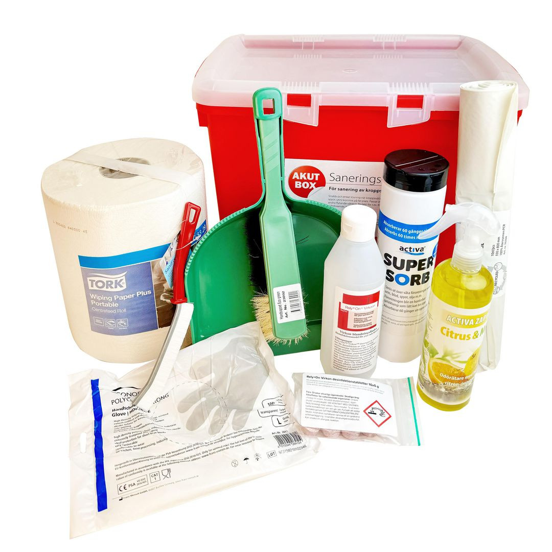 BildeSaneringskit Akut för kroppsvätskor
