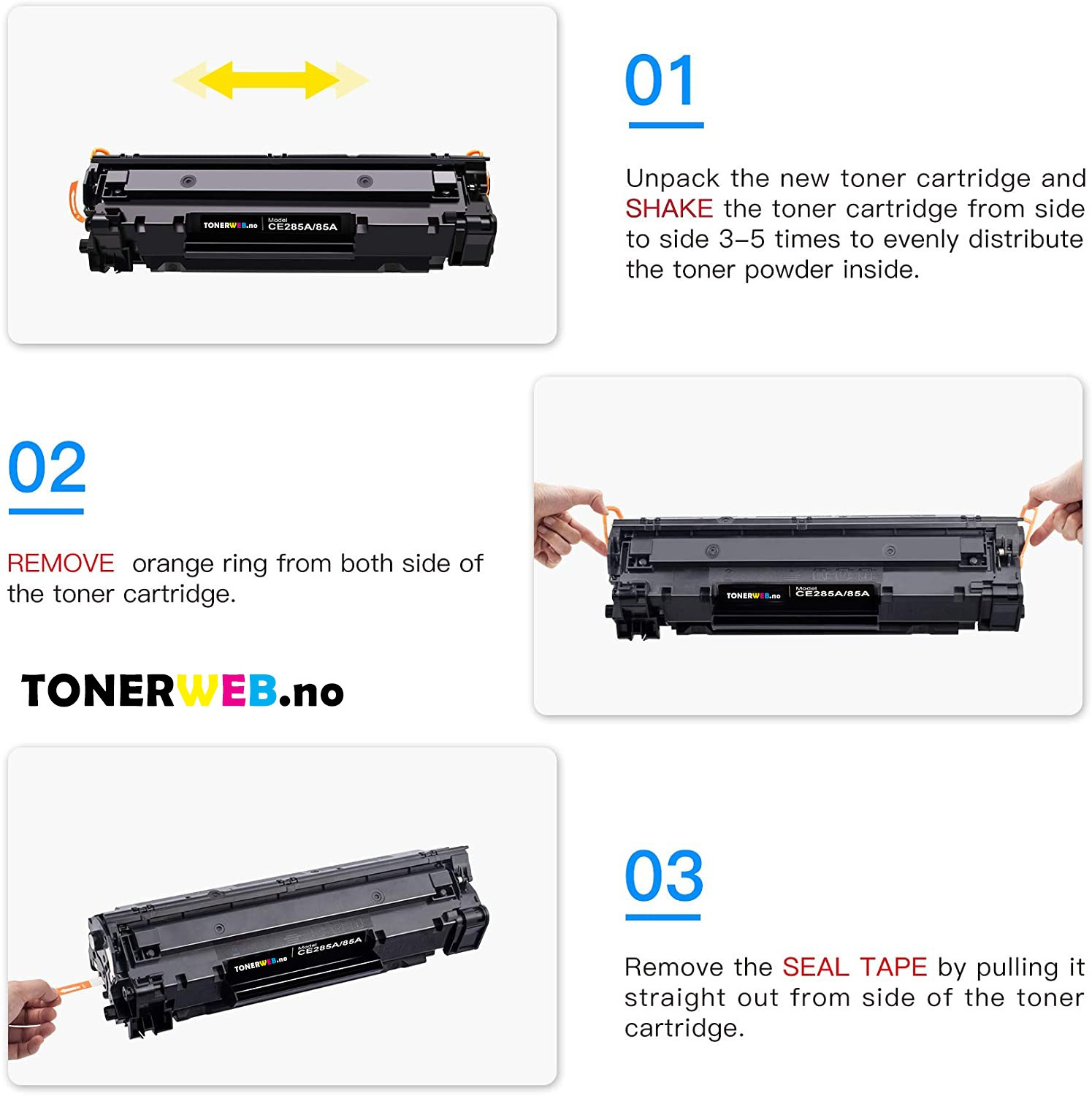 HP 85A BK (svart) toner 1600 sider - kompatibel