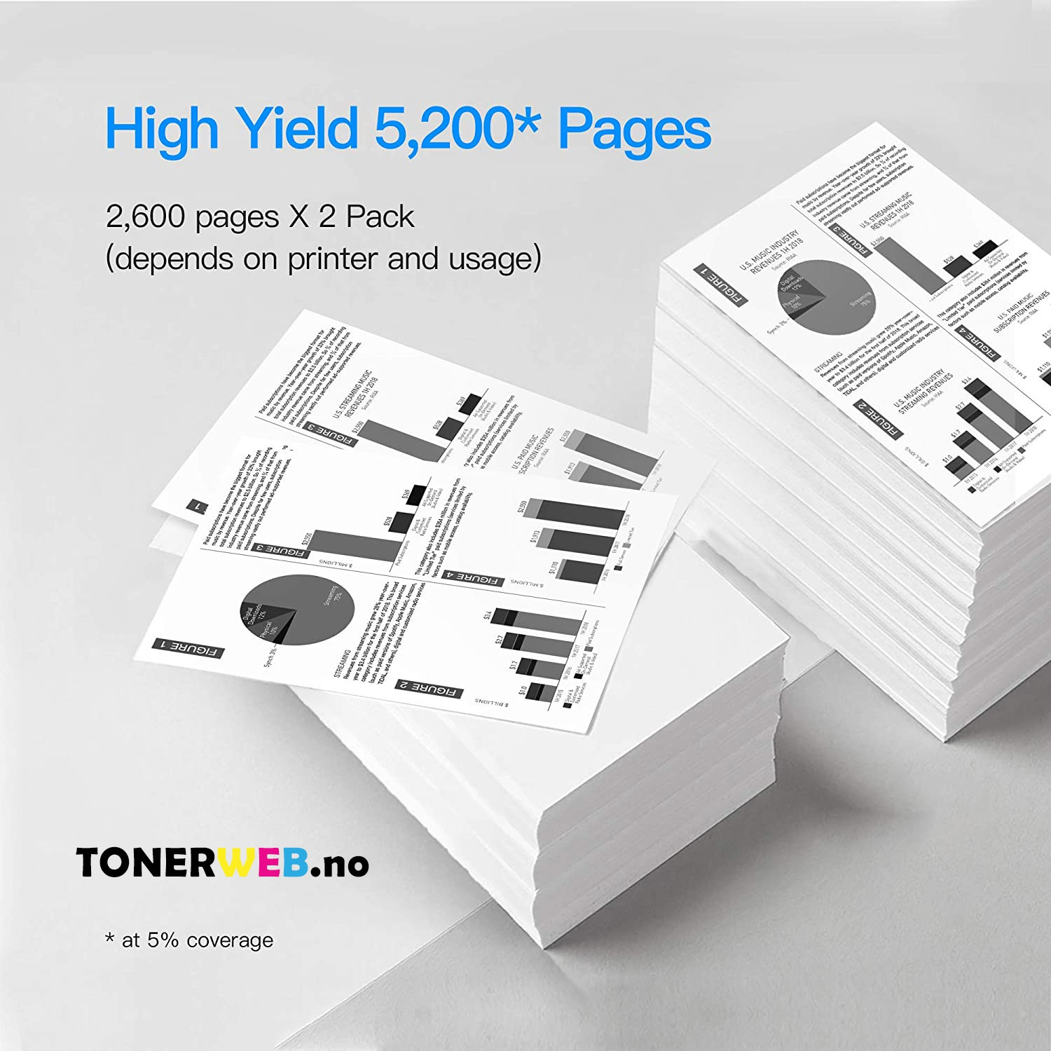 Brother TN2220 BK (svart) toner 2600 sider - kompatibel