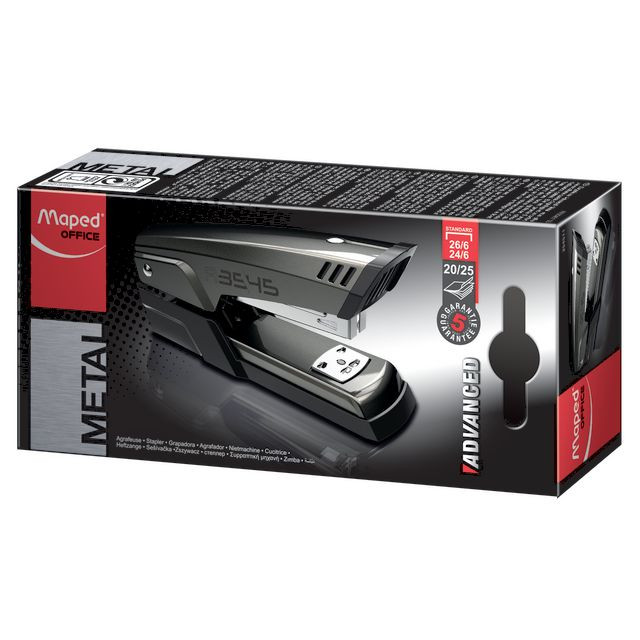 BildeHäftapparat MAPED Advanced 24/6 grå