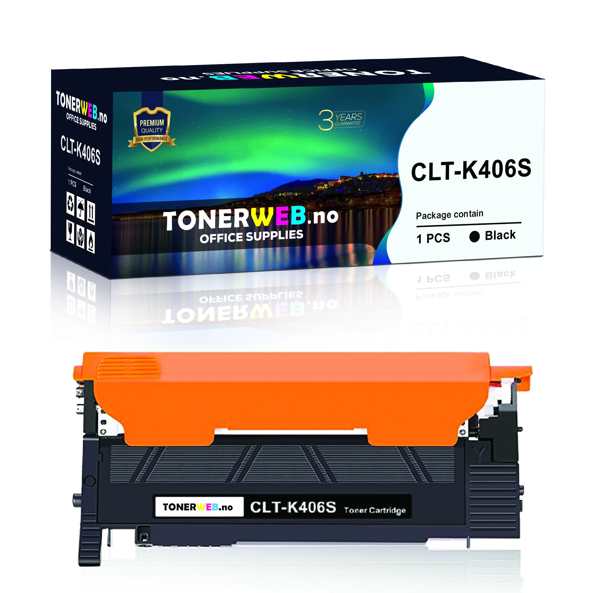 BildeSamsung CLT-K406S BK (svart) toner 1500 sider - kompatibel