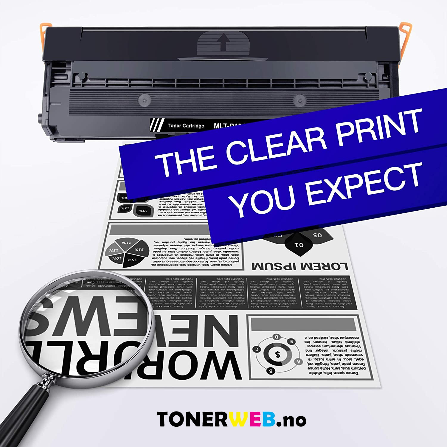 Samsung MLT-D101S BK (svart) toner 1500 sider - kompatibel