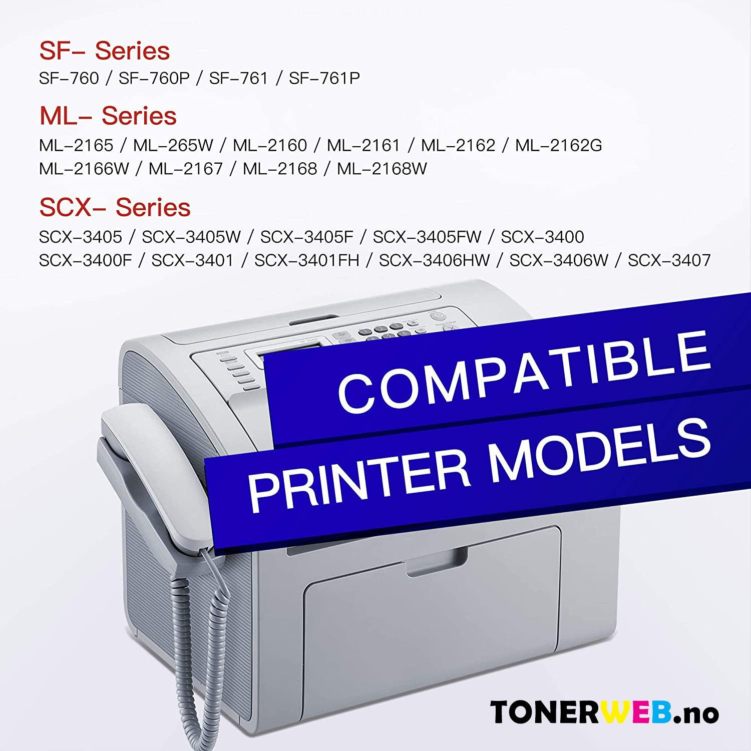 Samsung MLT-D101S BK (svart) toner 1500 sider - kompatibel