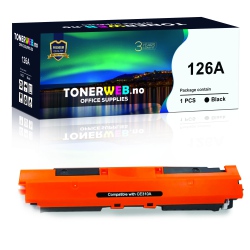 BildeHP 126A BK (svart) toner 1200 sider - kompatibel