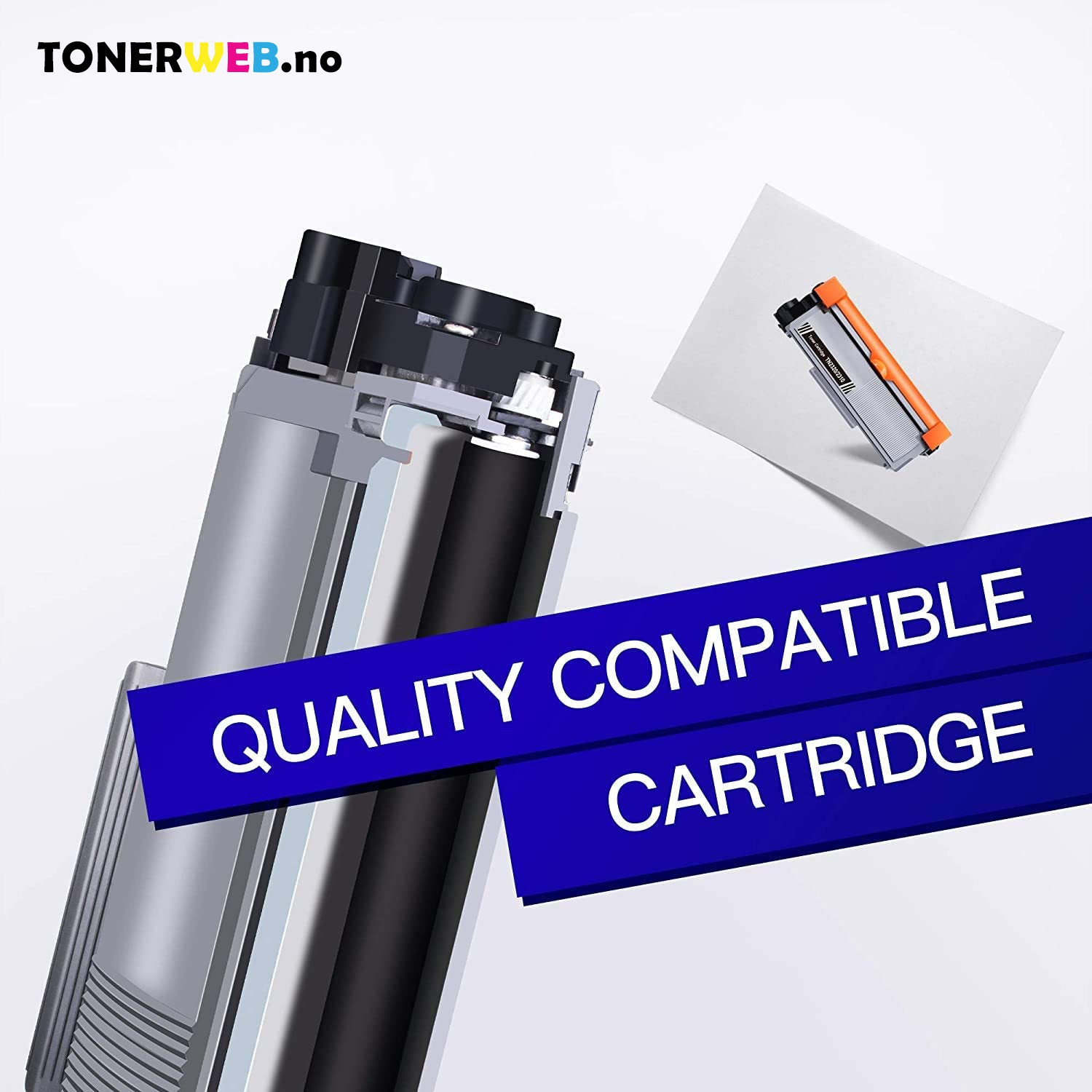 Brother TN2320 BK (svart) toner 2600 sider - kompatibel
