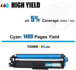 BildeBrother TN241 C (cyan) toner 1400 sider - kompatibel