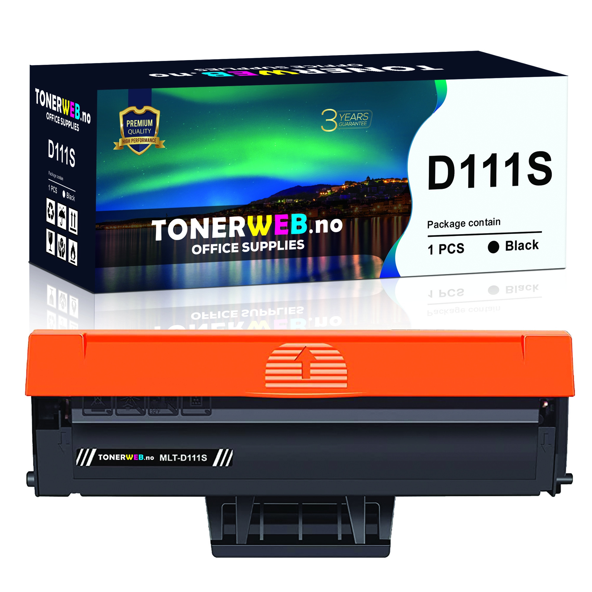 Samsung MLTD-111S BK (svart) toner 1000 sider - kompatibel