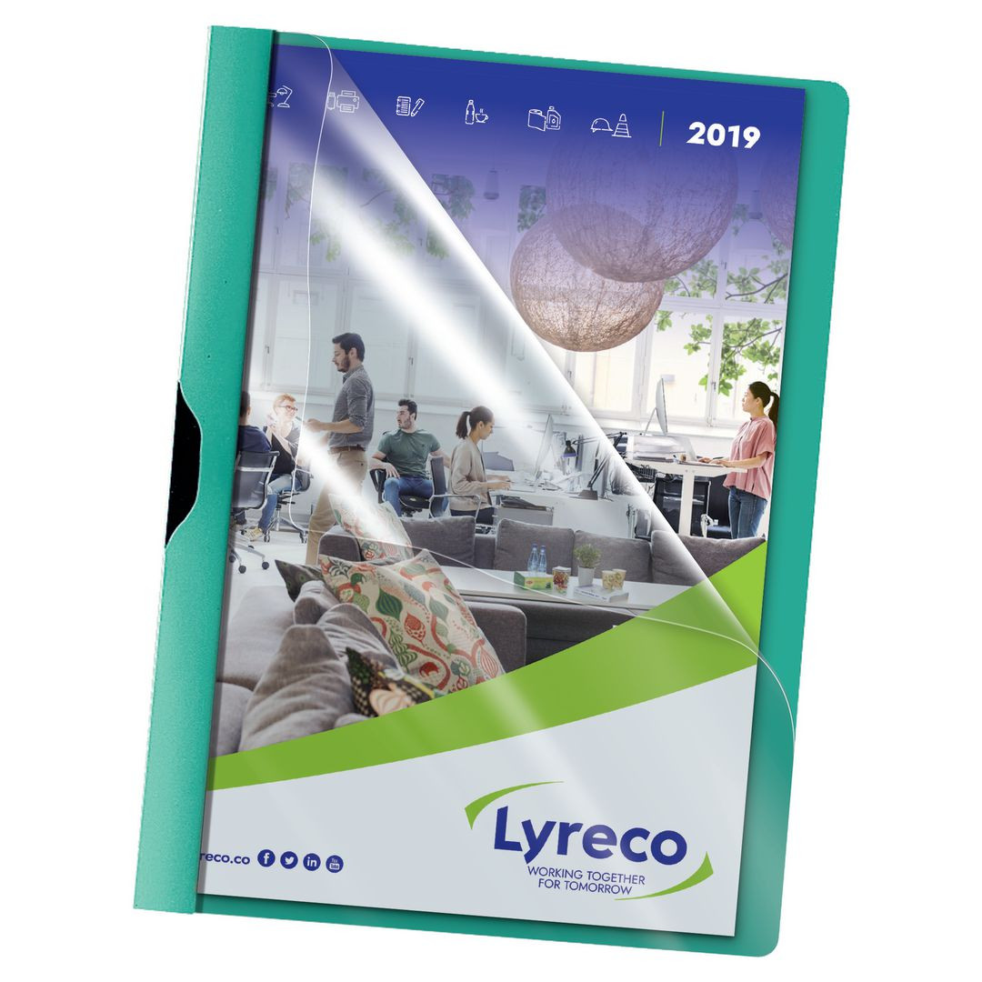 BildeKlämmapp LYRECO PP A4 3mm grön 5/fp