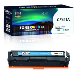 BildeHP 411A C (cyan) toner 2300 sider - kompatibel