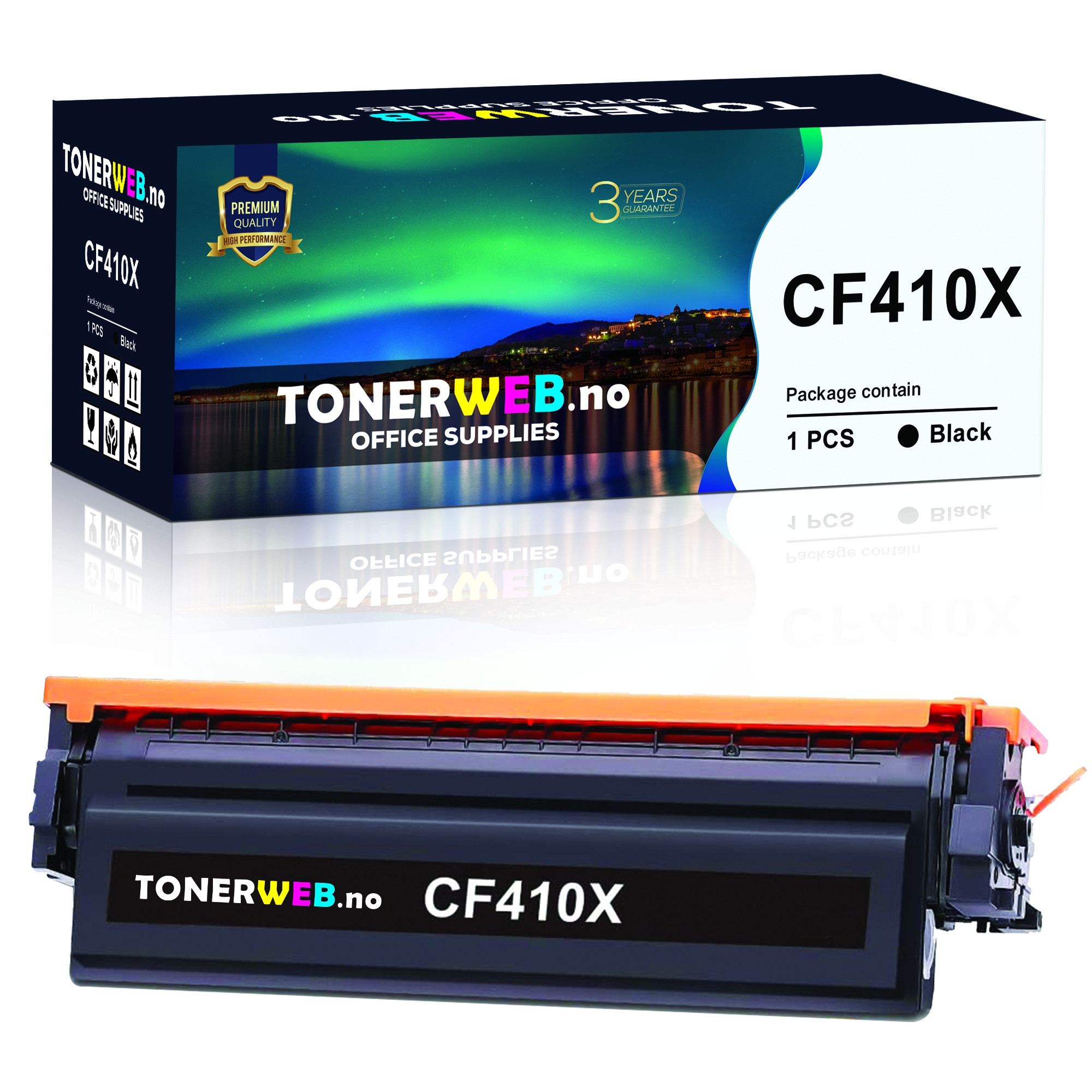 BildeHP 410X BK (svart) toner 6500 sider - kompatibel