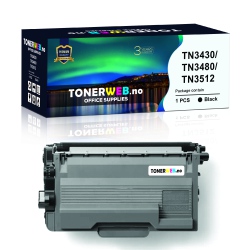 BildeBrother TN3430 / TN3480 / TN3512 BK (svart) toner 8500...