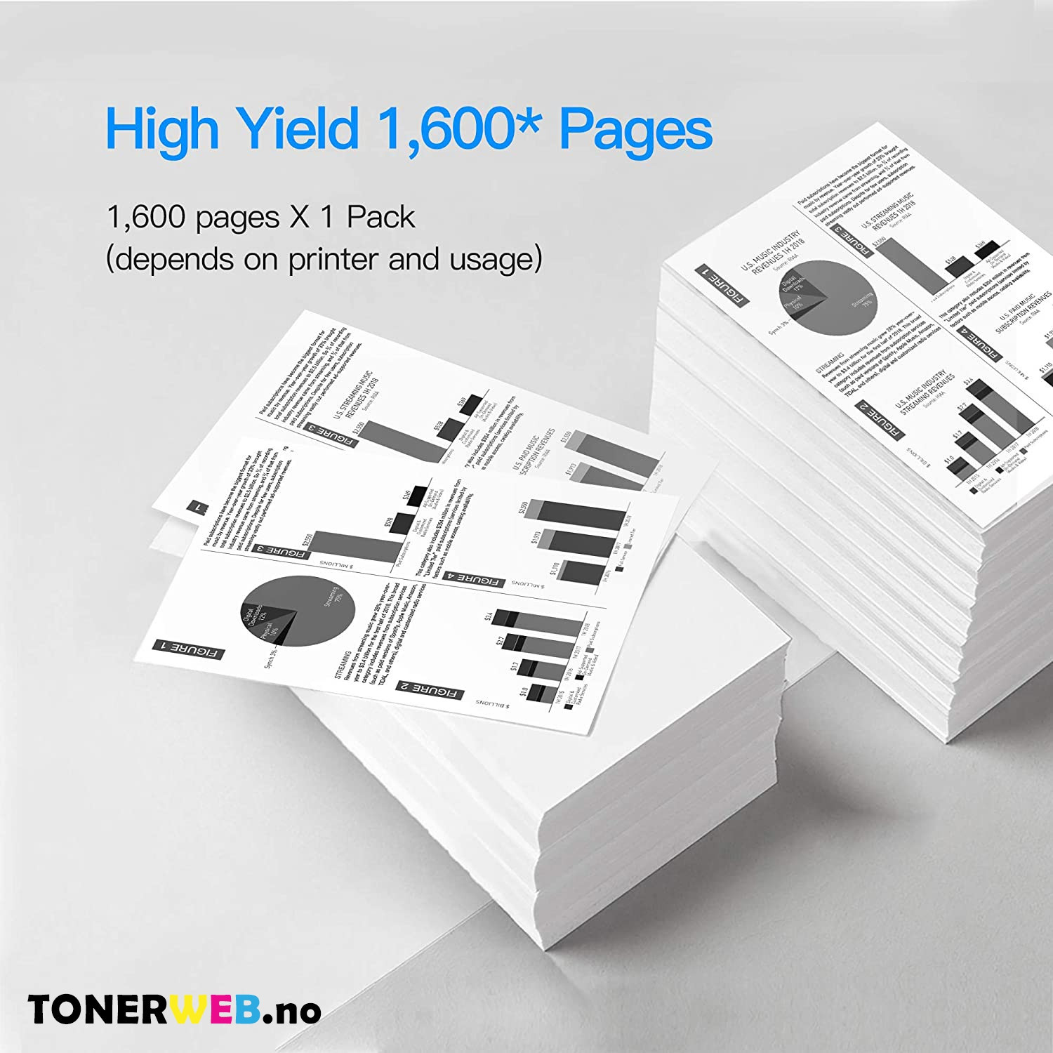 Tonerkassett, erstatter HP Toner Sort LaserJet 17A (1.600 sider)