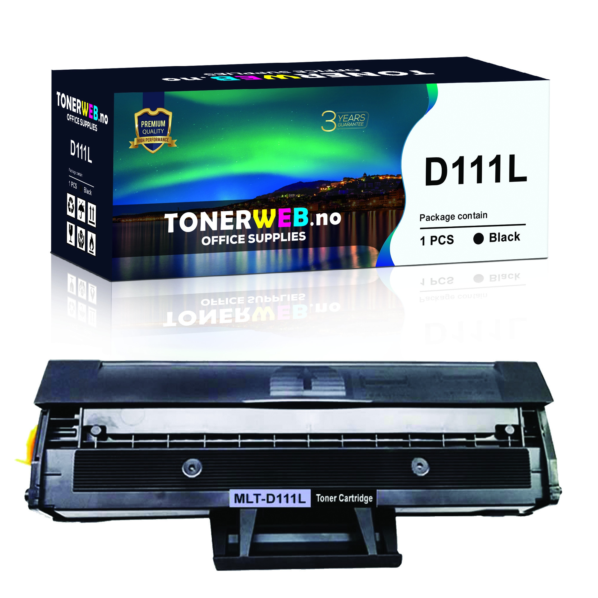 BildeSamsung MLT-D111L BK (svart) toner 1800 sider - kompatibel